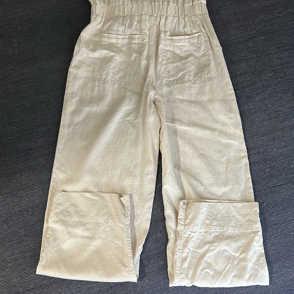 Wore Once! Universal Thread linen Boiler Suit Jumpsuit Size 6 - Picture 7 of 11